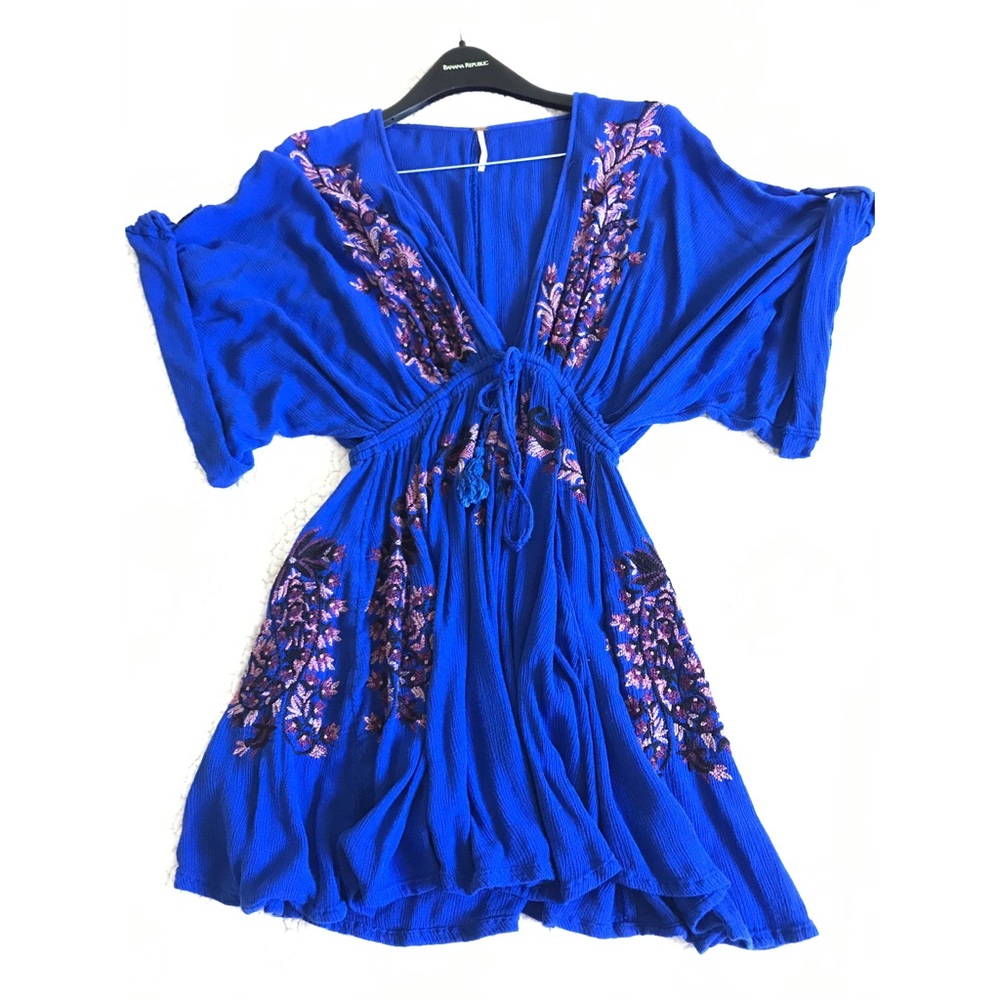 Free People Embroidered dress size SP